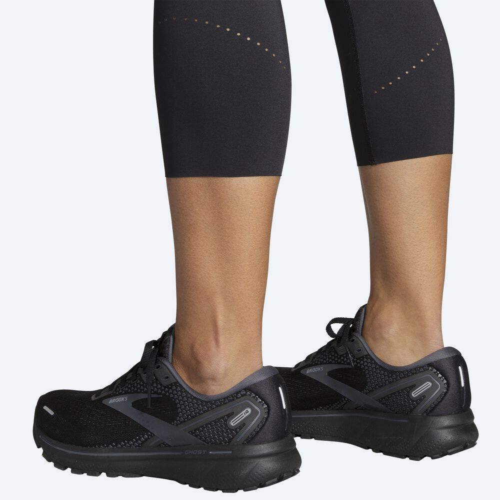 Brooks Method 3/4 Tight Női Harisnyanadrág Fekete | HU016249