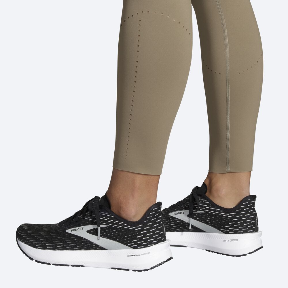 Brooks Method 7/8 Tight Női Harisnyanadrág Khaki | HU691287