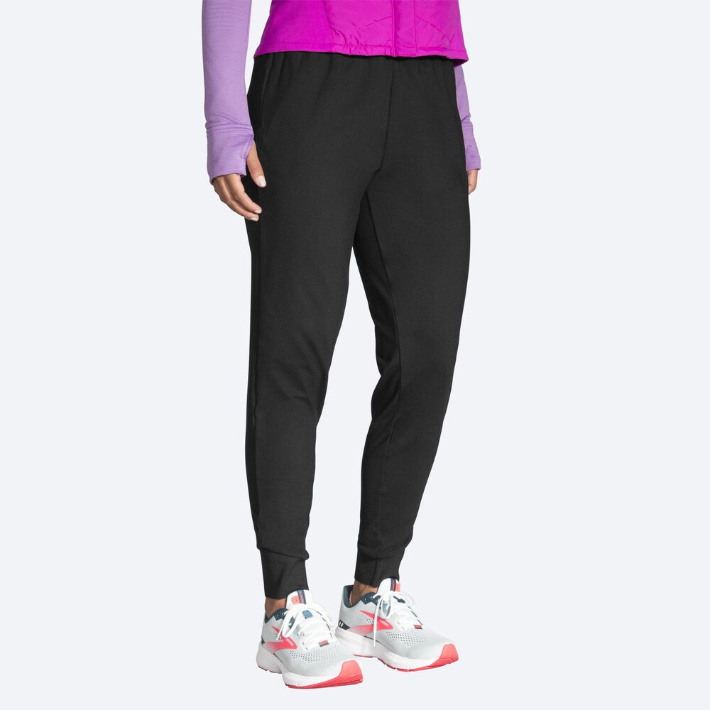 Brooks Momentum Thermal Női Nadrág Fekete | HU843519