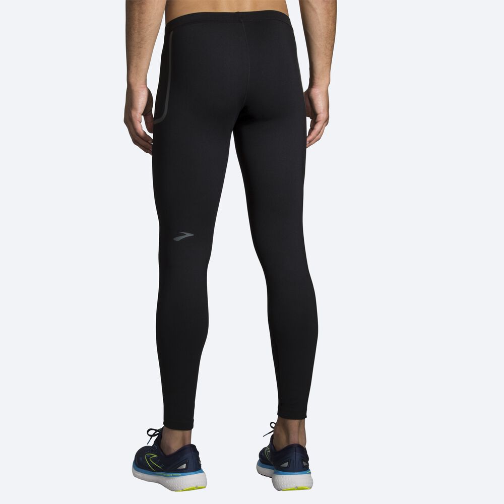 Brooks Momentum Thermal Tight Férfi Harisnyanadrág Fekete | HU374852