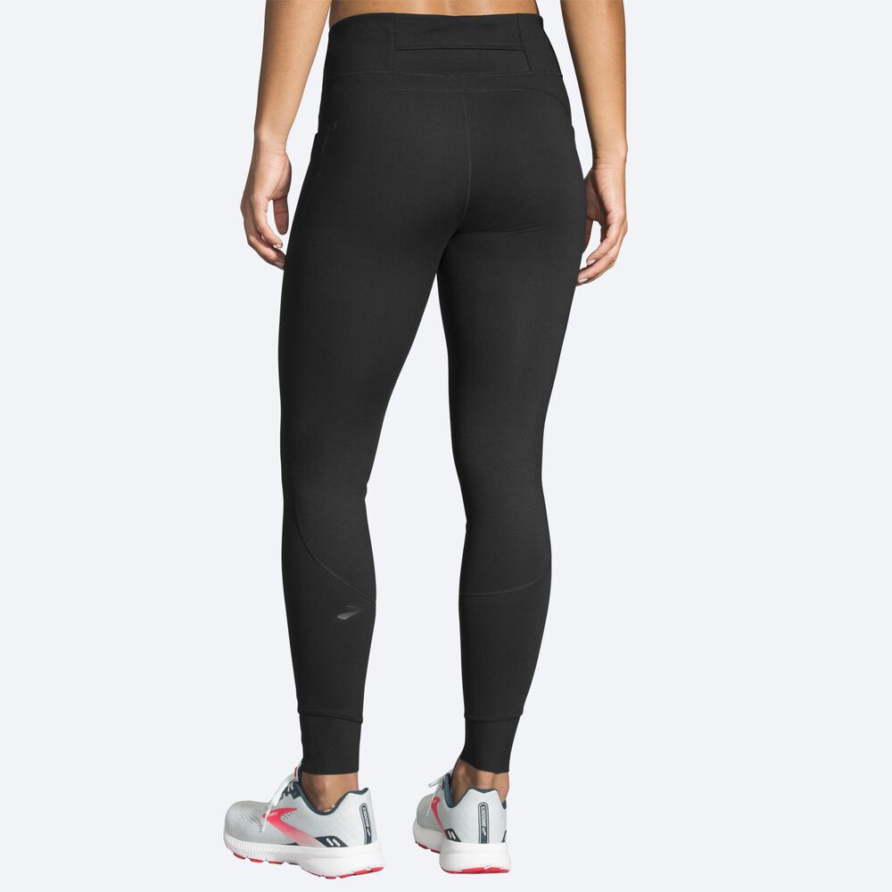 Brooks Momentum Thermal Tight Női Harisnyanadrág Fekete | HU241308