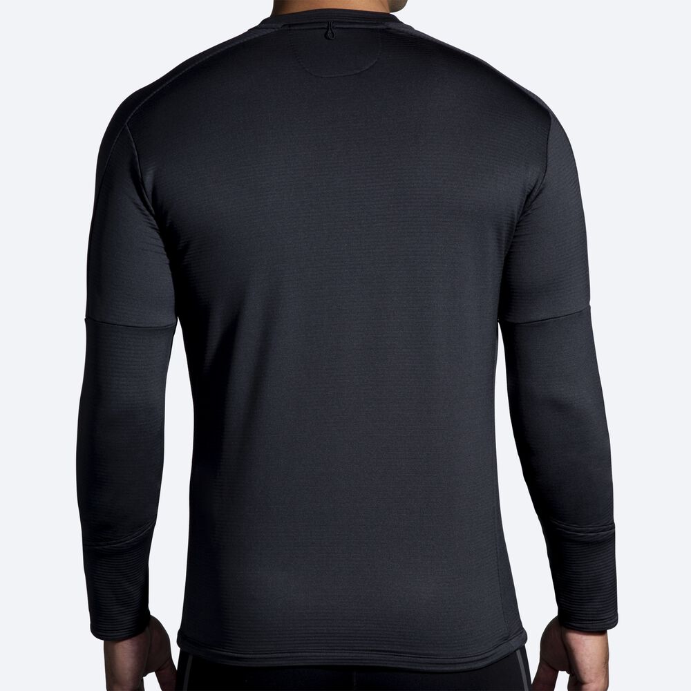 Brooks Notch Thermal Long Sleeve 2.0 Férfi Póló Fekete | HU146957