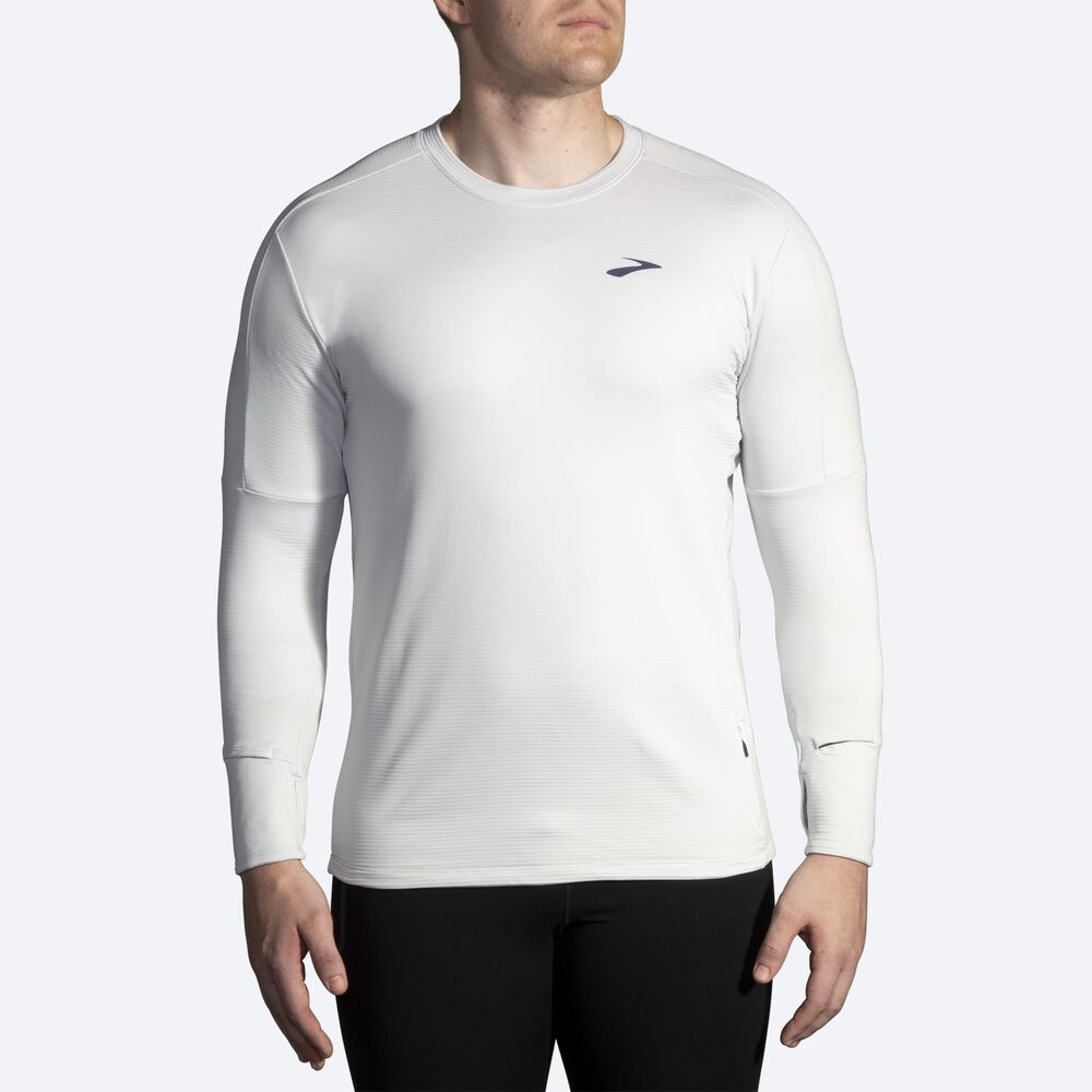 Brooks Notch Thermal Long Sleeve 2.0 Férfi Póló Szürke | HU547380