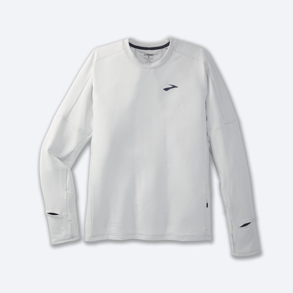 Brooks Notch Thermal Long Sleeve 2.0 Férfi Póló Szürke | HU547380