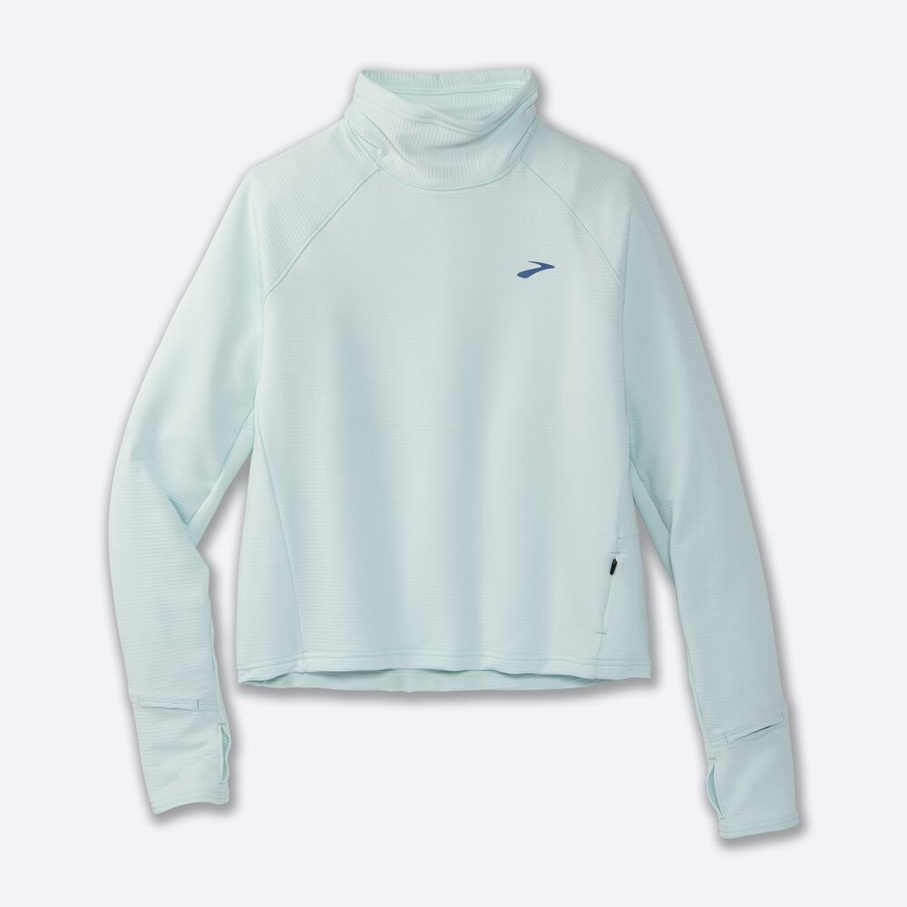 Brooks Notch Thermal Long Sleeve 2.0 Női Póló Kék | HU196730