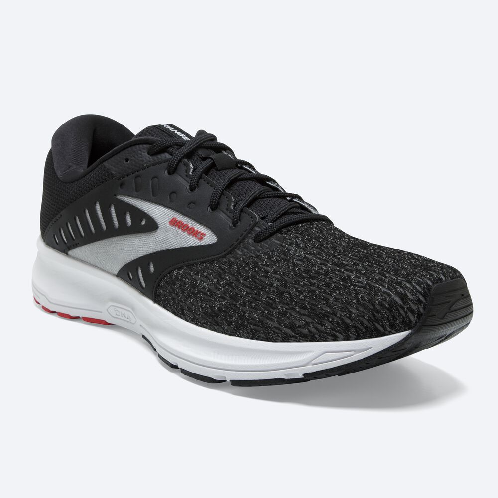 Brooks Range 2 Férfi Futócipő Fekete/Fehér/Piros | HU542308