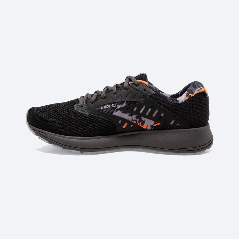 Brooks Range 2 Férfi Futócipő Fekete/Szürke/Narancssárga | HU862403