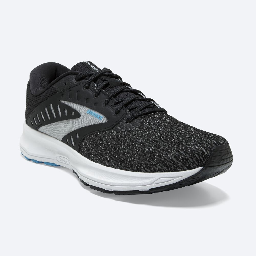 Brooks Range 2 Női Futócipő Fekete/Fehér/Kék | HU945631