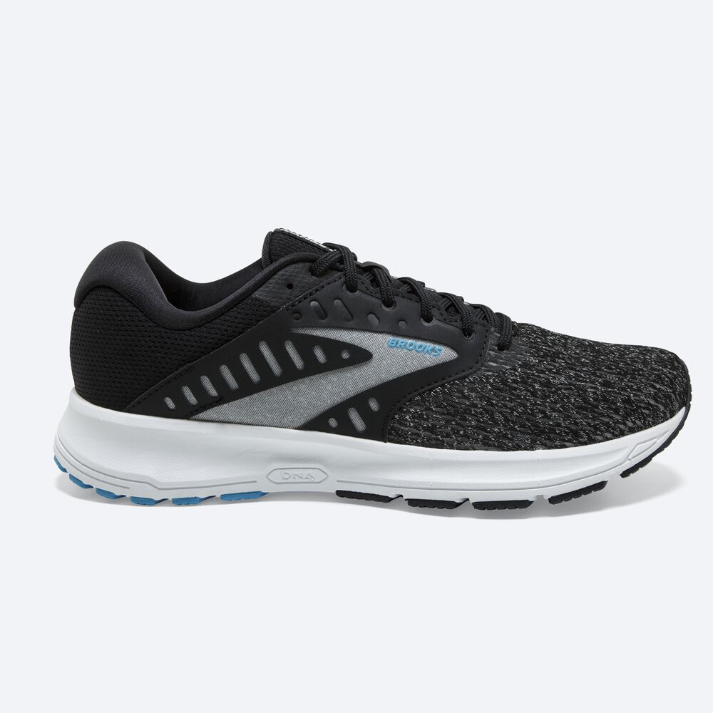 Brooks Range 2 Női Futócipő Fekete/Fehér/Kék | HU945631