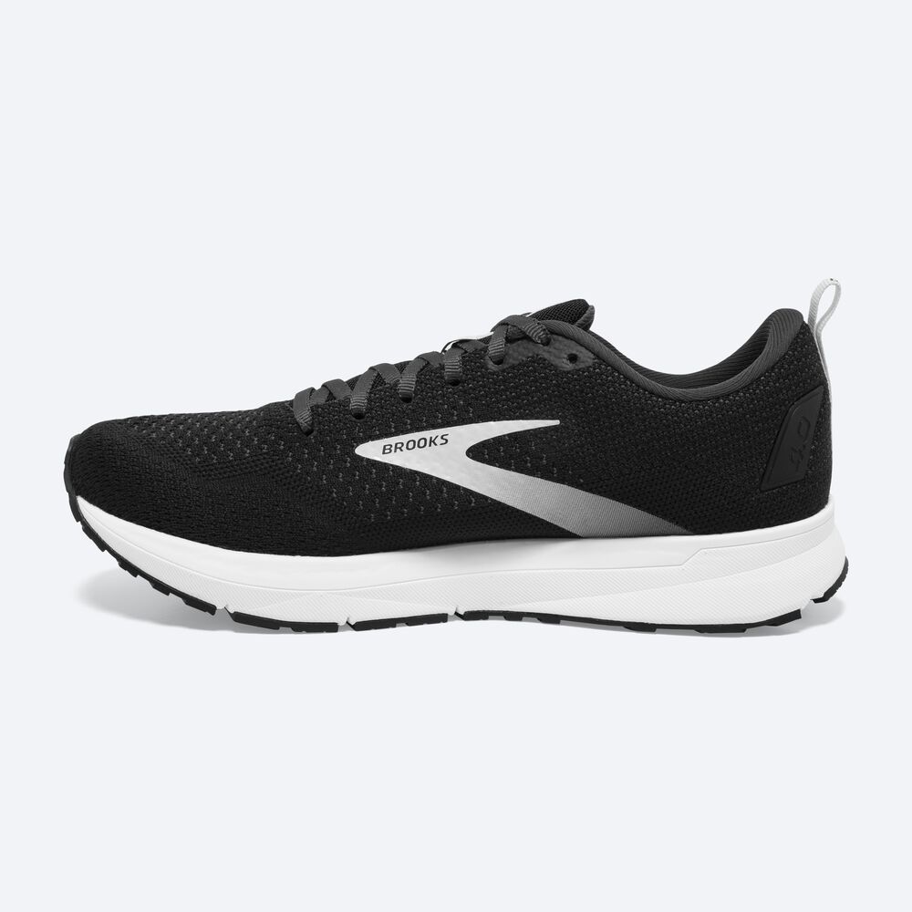 Brooks Revel 4 Férfi Futócipő Fekete/Titán | HU105437