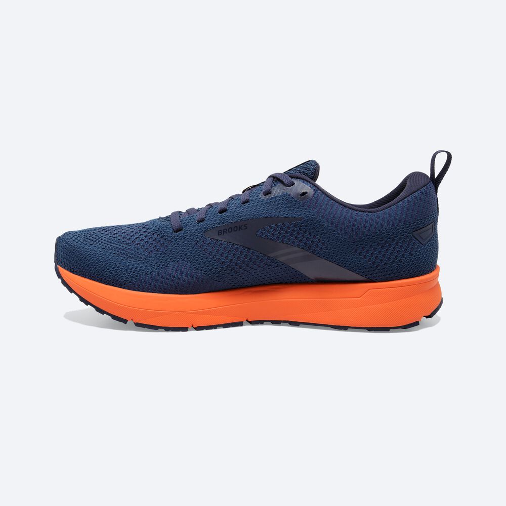 Brooks Revel 5 Férfi Futócipő Barna/Sötétkék | HU823175