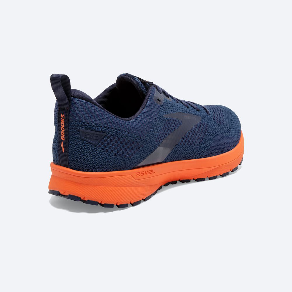 Brooks Revel 5 Férfi Futócipő Barna/Sötétkék | HU823175