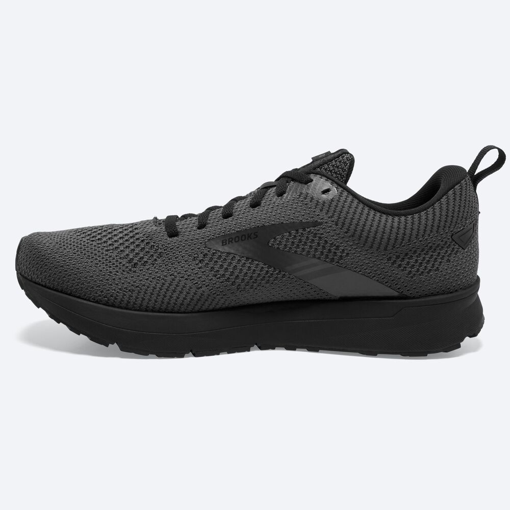 Brooks Revel 5 Férfi Futócipő Fekete/Fekete | HU438091