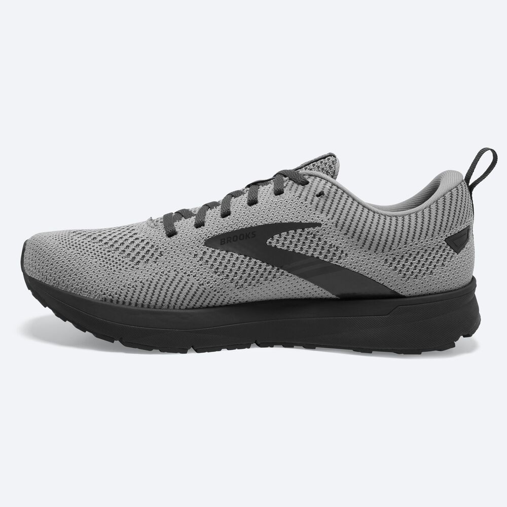 Brooks Revel 5 Férfi Futócipő Szürke/Fehér/Metal | HU816543