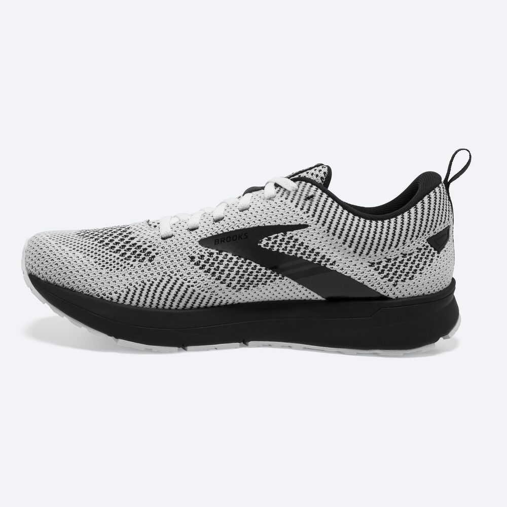 Brooks Revel 5 Női Futócipő Fehér/Fekete | HU128506