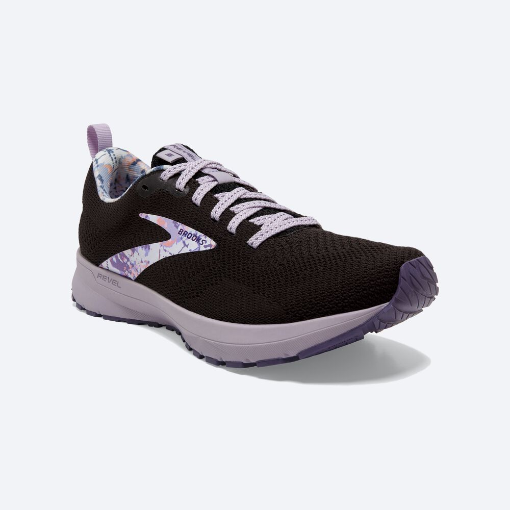 Brooks Revel 5 Női Futócipő Fekete | HU015297