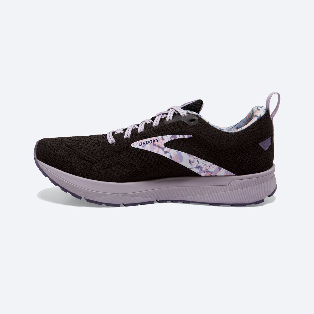 Brooks Revel 5 Női Futócipő Fekete | HU015297