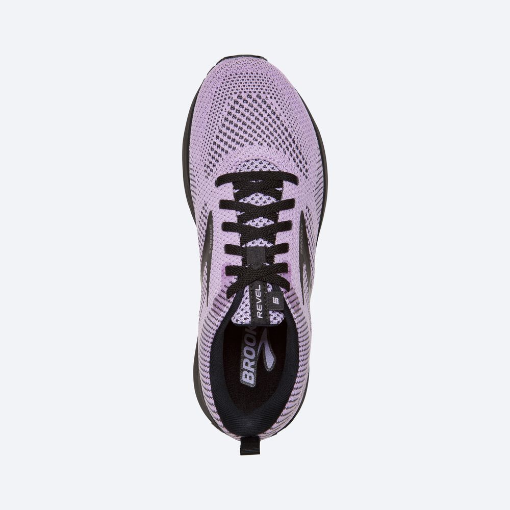 Brooks Revel 5 Női Futócipő Rózsaszín/Fekete | HU025786