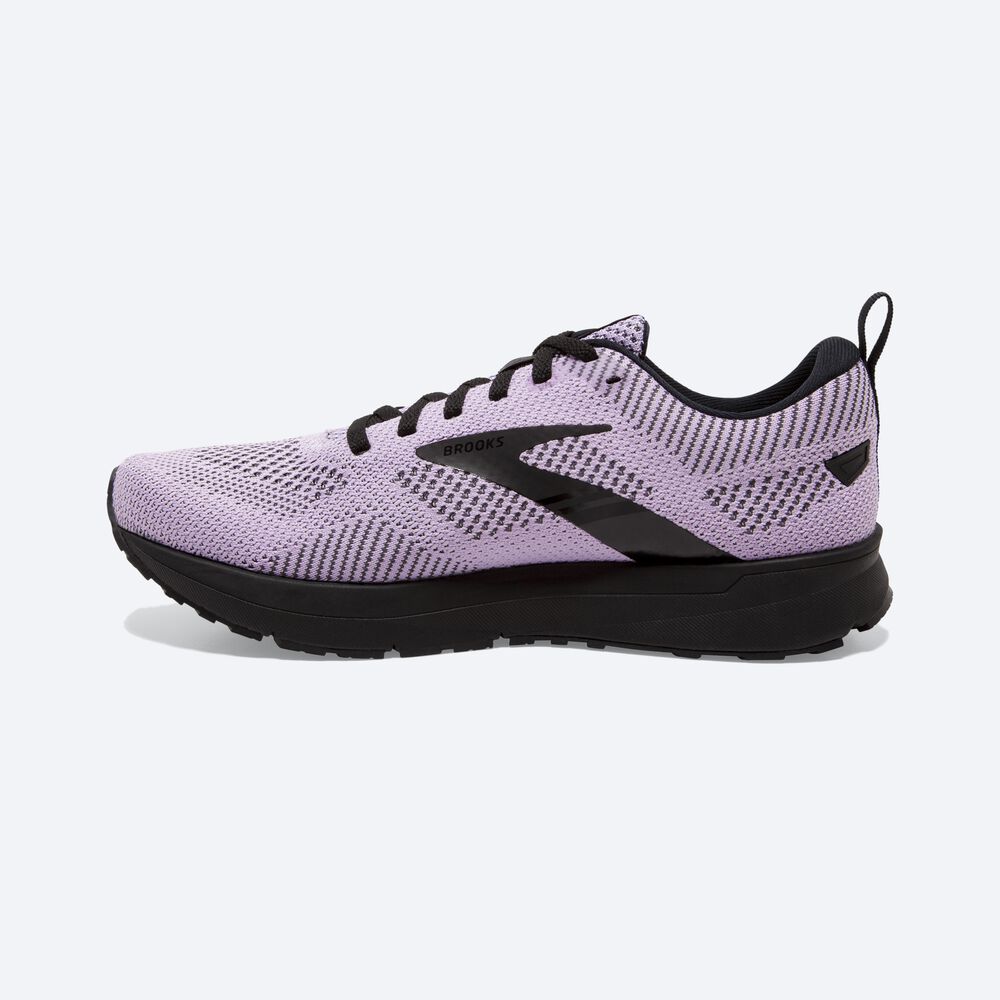 Brooks Revel 5 Női Futócipő Rózsaszín/Fekete | HU025786