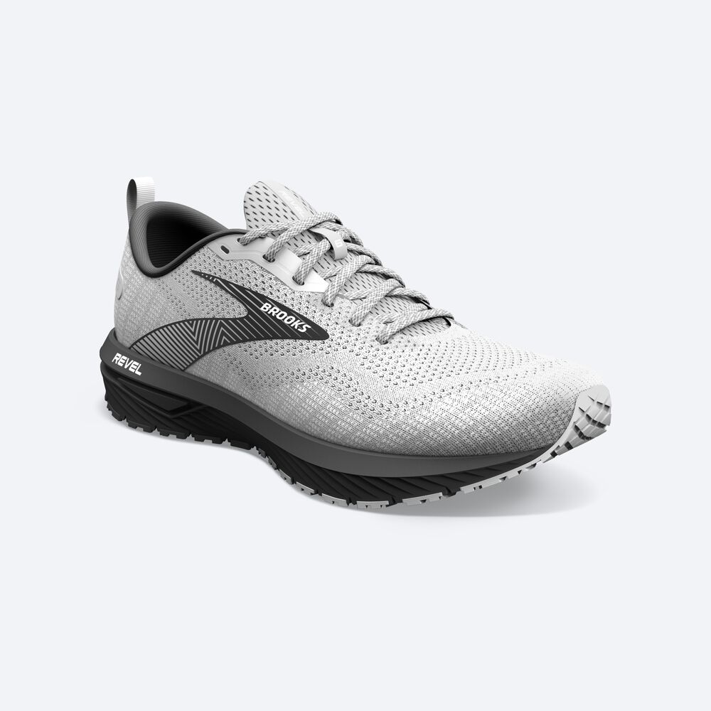 Brooks Revel 6 Férfi Futócipő Szürke | HU637940