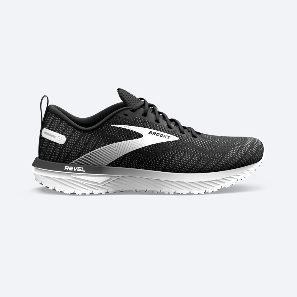 Brooks Revel 6 Női Futócipő Fekete/Fehér | HU437298