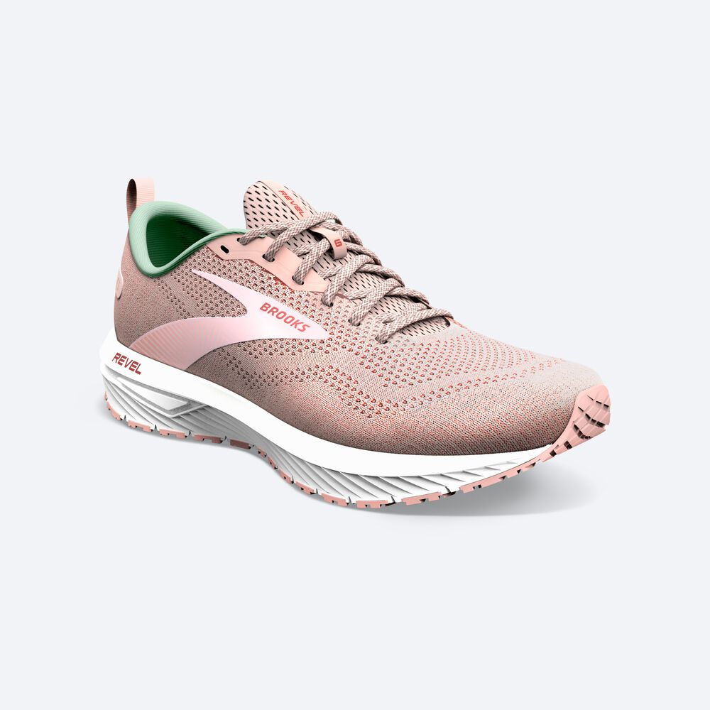 Brooks Revel 6 Női Futócipő Rózsaszín | HU284973