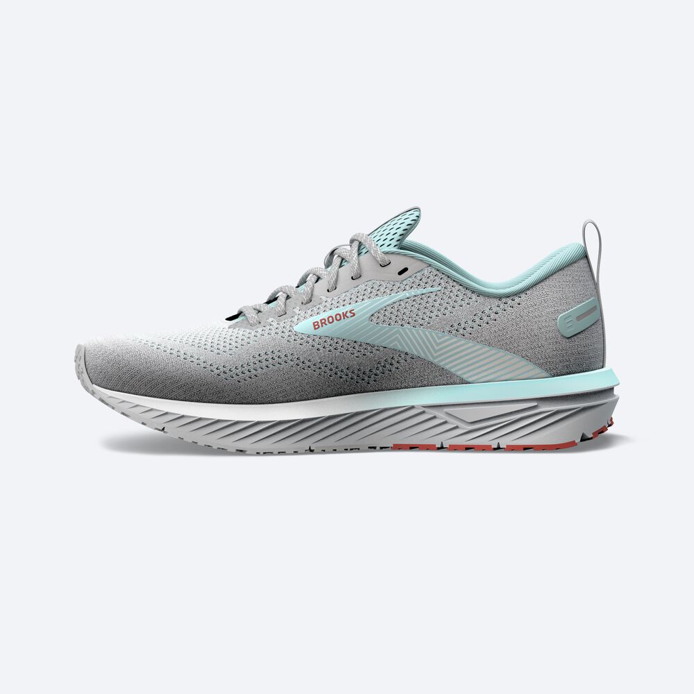 Brooks Revel 6 Női Futócipő Szürke/Kék | HU125489