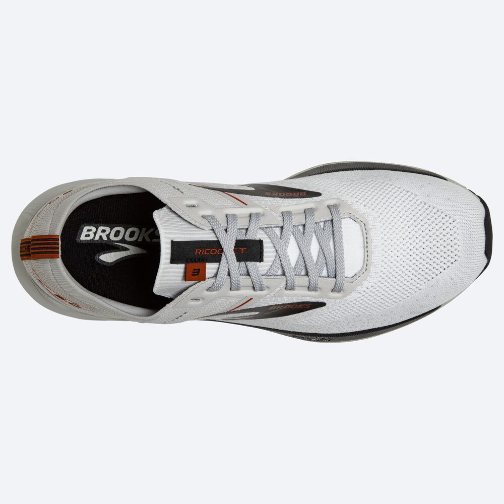 Brooks Ricochet 3 Férfi Futócipő Fehér/Szürke | HU018625