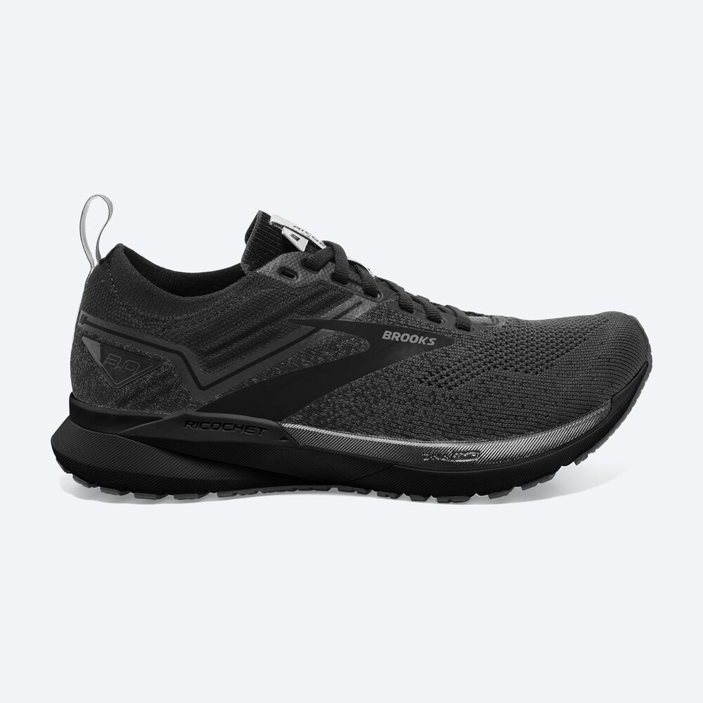 Brooks Ricochet 3 Férfi Futócipő Fekete | HU351490