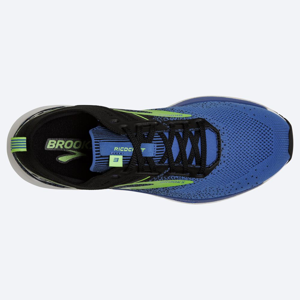 Brooks Ricochet 3 Férfi Futócipő Kék/Zöld | HU091675