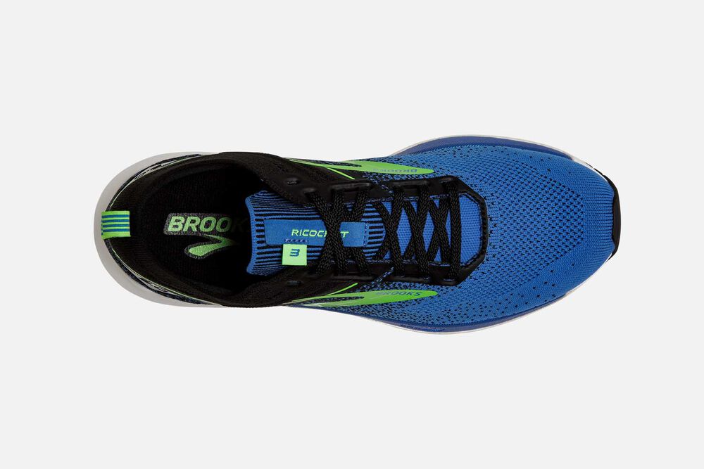 Brooks Ricochet 3 Férfi Futócipő Kék/Zöld | HU091675