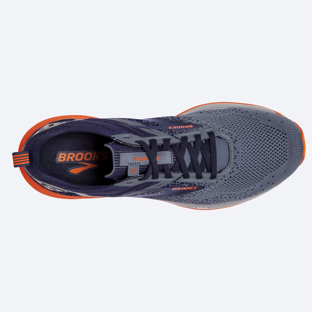 Brooks Ricochet 3 Férfi Futócipő Sötétkék/Szürke/MélyPiros | HU682094