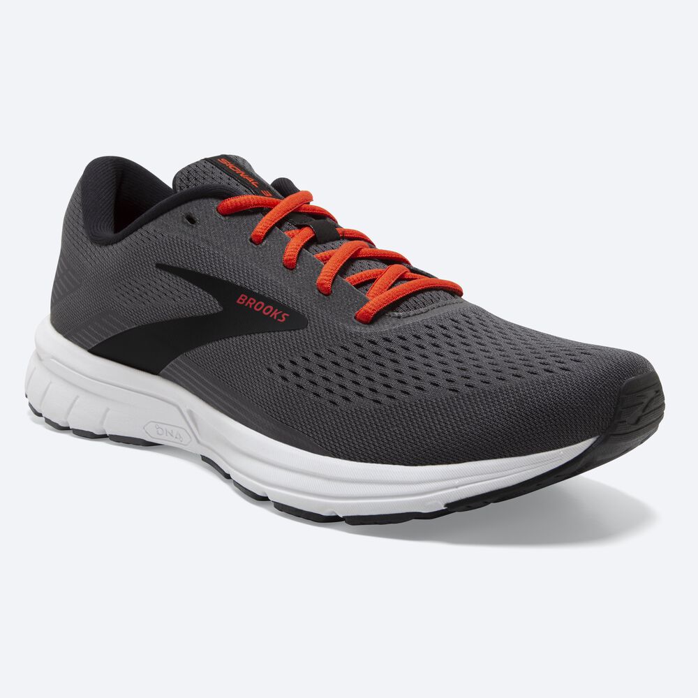 Brooks Signal 3 Férfi Futócipő Fekete/Piros | HU426981