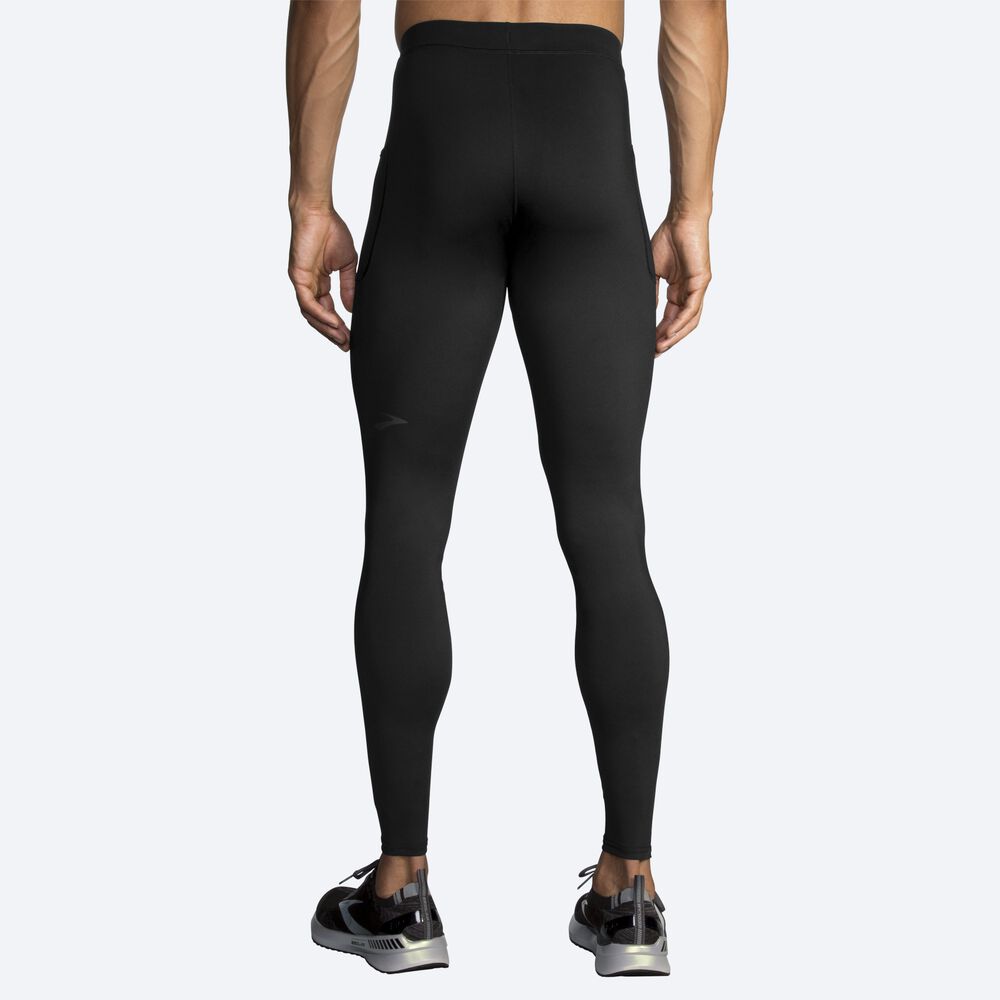 Brooks Source Tight Férfi Harisnyanadrág Fekete | HU716829