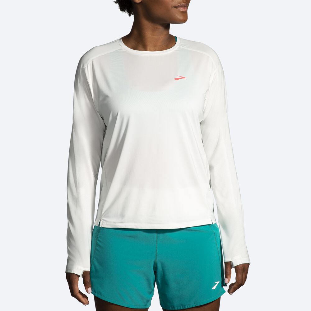 Brooks Sprint Free Long Sleeve 2.0 Női Póló Menta | HU157832