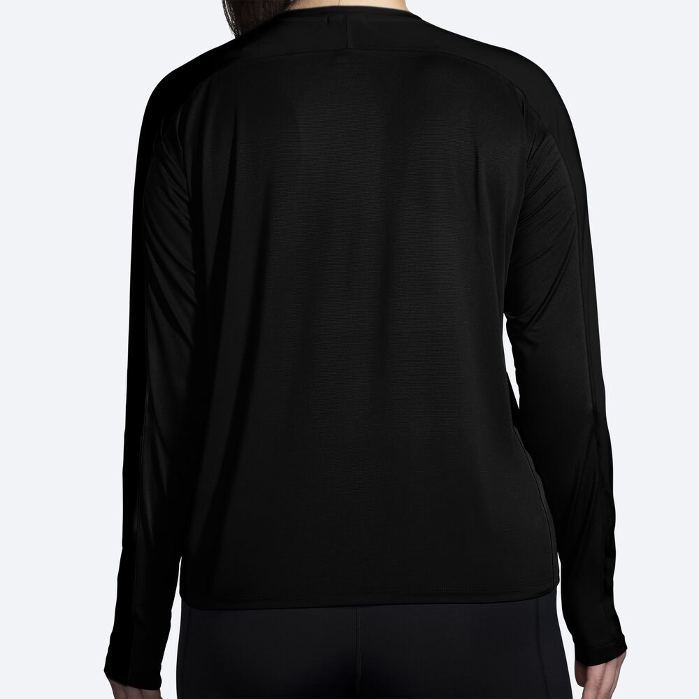 Brooks Sprint Free Long Sleeve 2.0 Női Póló Fekete | HU381546