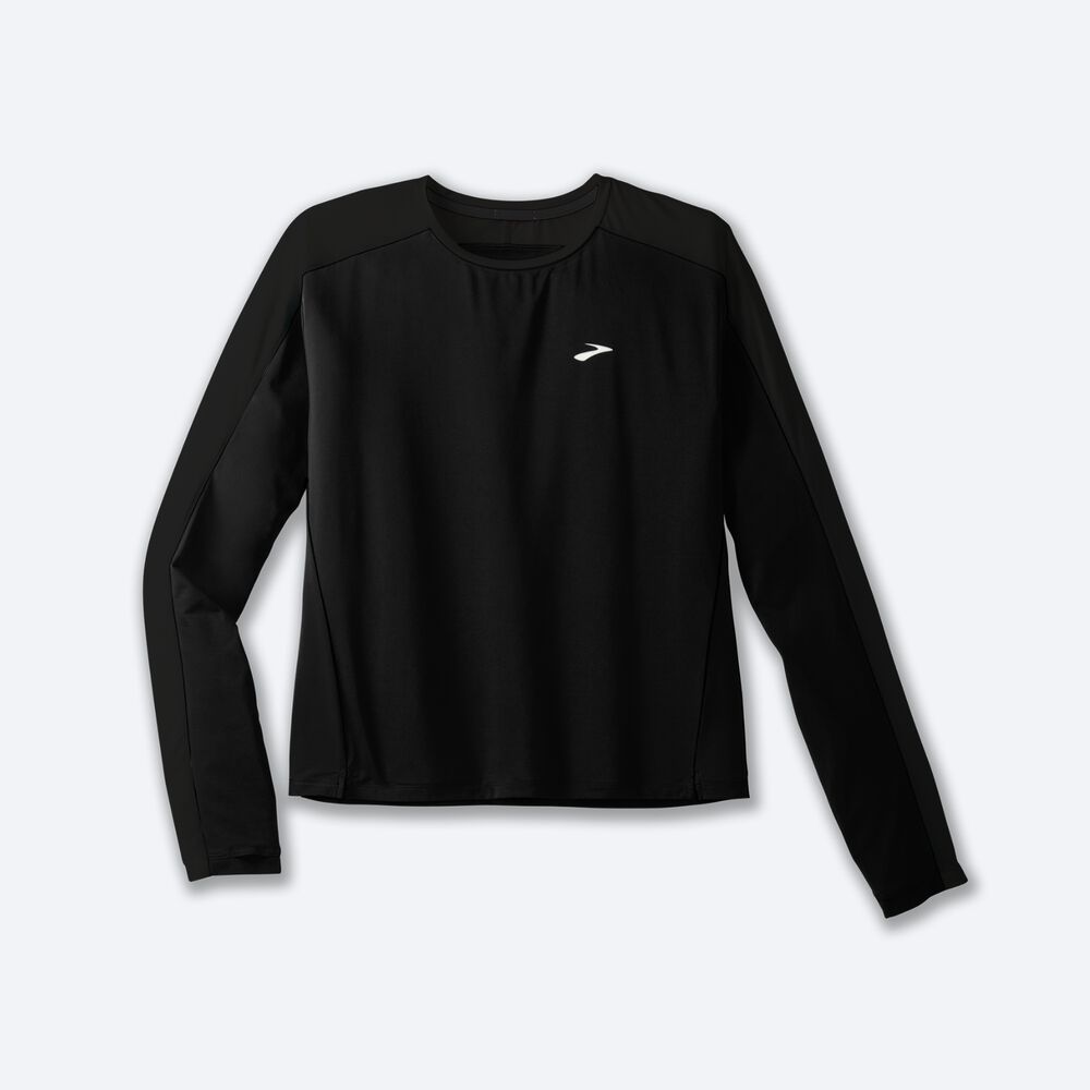 Brooks Sprint Free Long Sleeve 2.0 Női Póló Fekete | HU381546