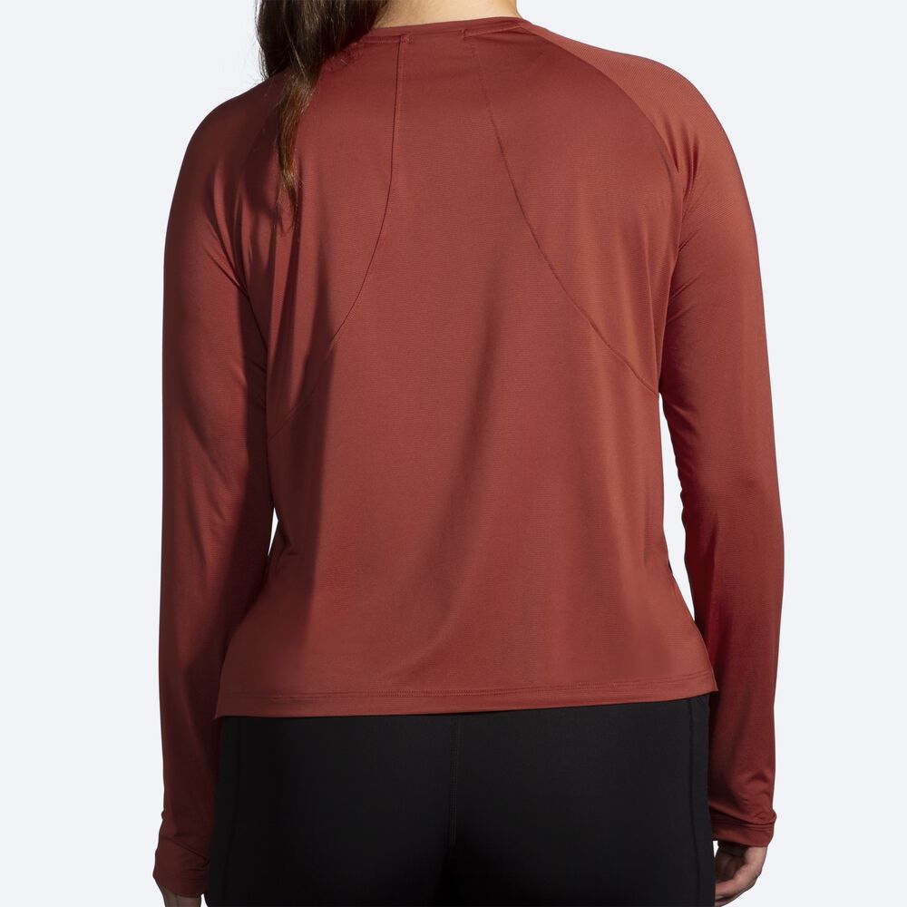 Brooks Sprint Free Long Sleeve Női Póló Réz | HU346702