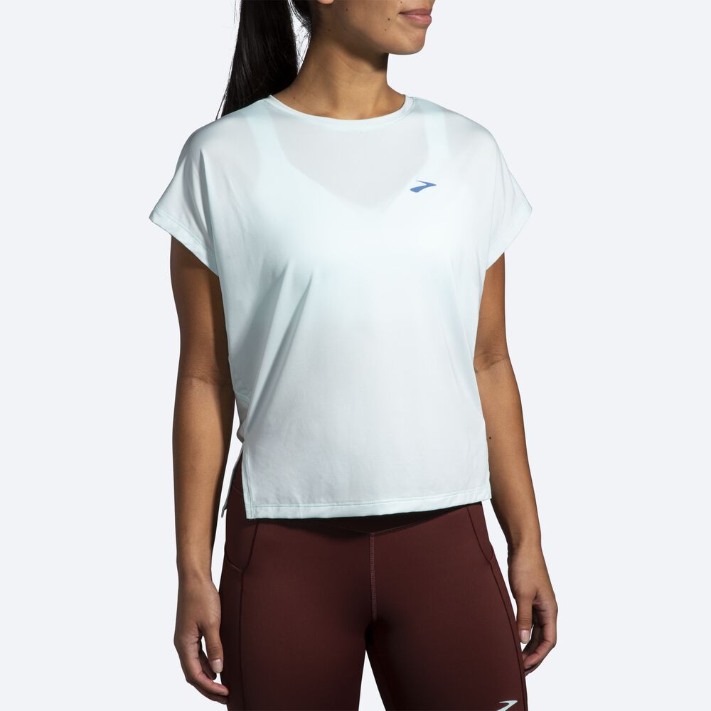 Brooks Sprint Free Short Sleeve Női Póló Kék | HU017463