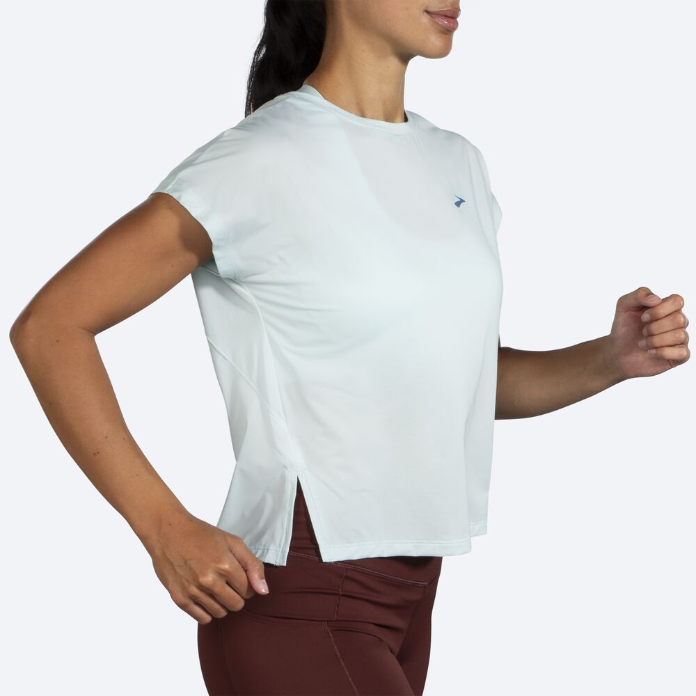 Brooks Sprint Free Short Sleeve Női Póló Kék | HU017463