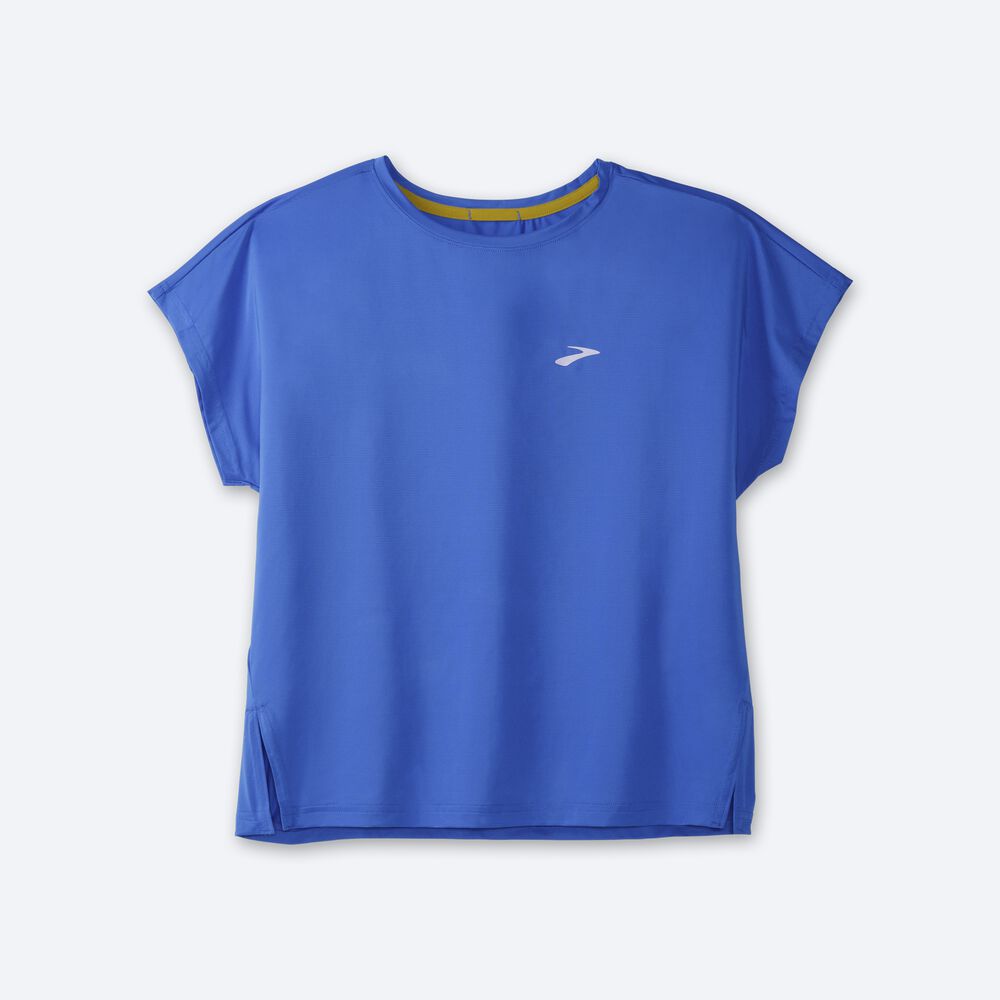 Brooks Sprint Free Short Sleeve Női Póló Kék | HU596124