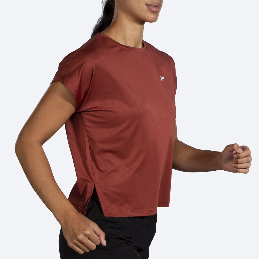 Brooks Sprint Free Short Sleeve Női Póló Réz | HU924803