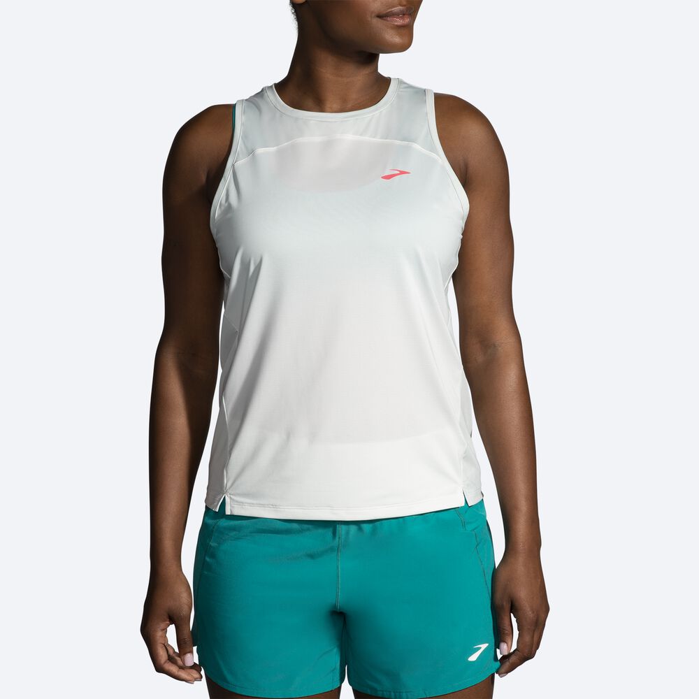 Brooks Sprint Free Tank 2.0 Női Ujjatlan Póló Menta | HU152487