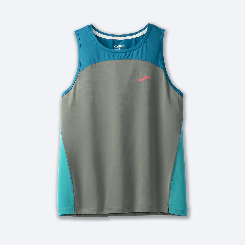 Brooks Sprint Free Tank 2.0 Női Ujjatlan Póló Zöld | HU954671