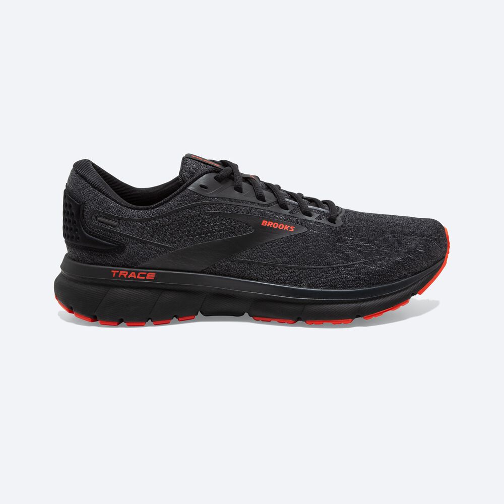 Brooks Trace 2 Férfi Futócipő Fekete/Rózsaszín | HU956317