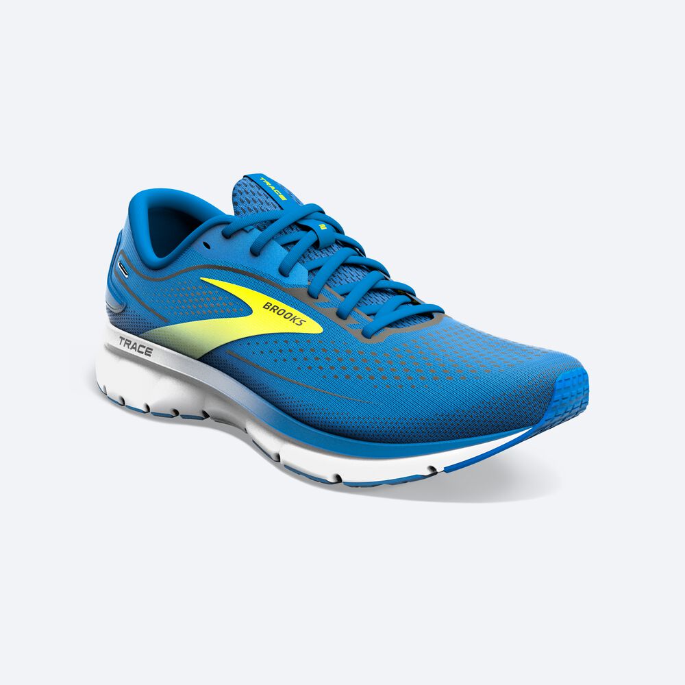 Brooks Trace 2 Férfi Futócipő Kék/Fehér | HU260397