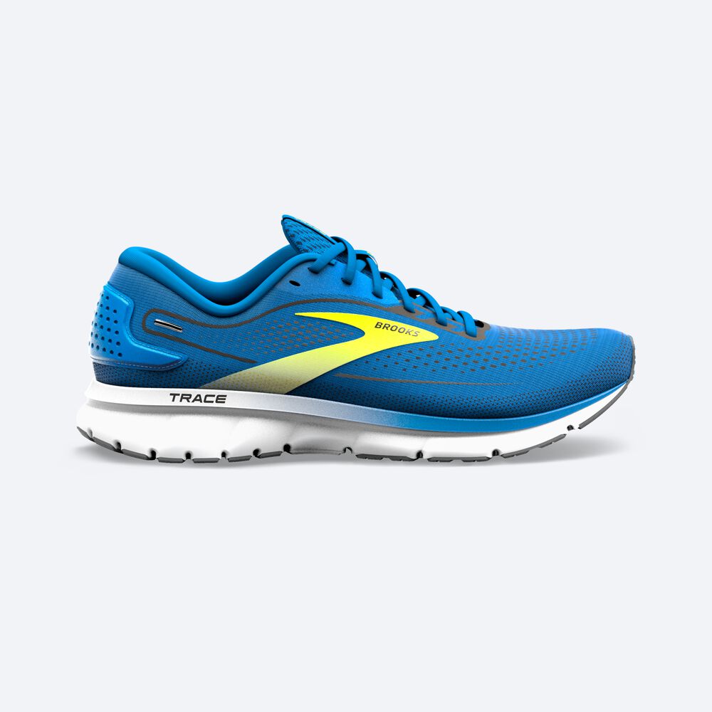 Brooks Trace 2 Férfi Futócipő Kék/Fehér | HU260397