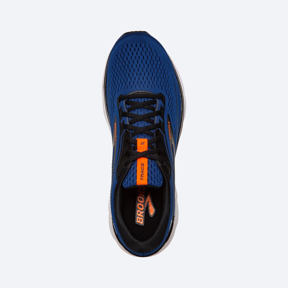 Brooks Trace 2 Férfi Futócipő Kék/Fekete/Fehér | HU605248