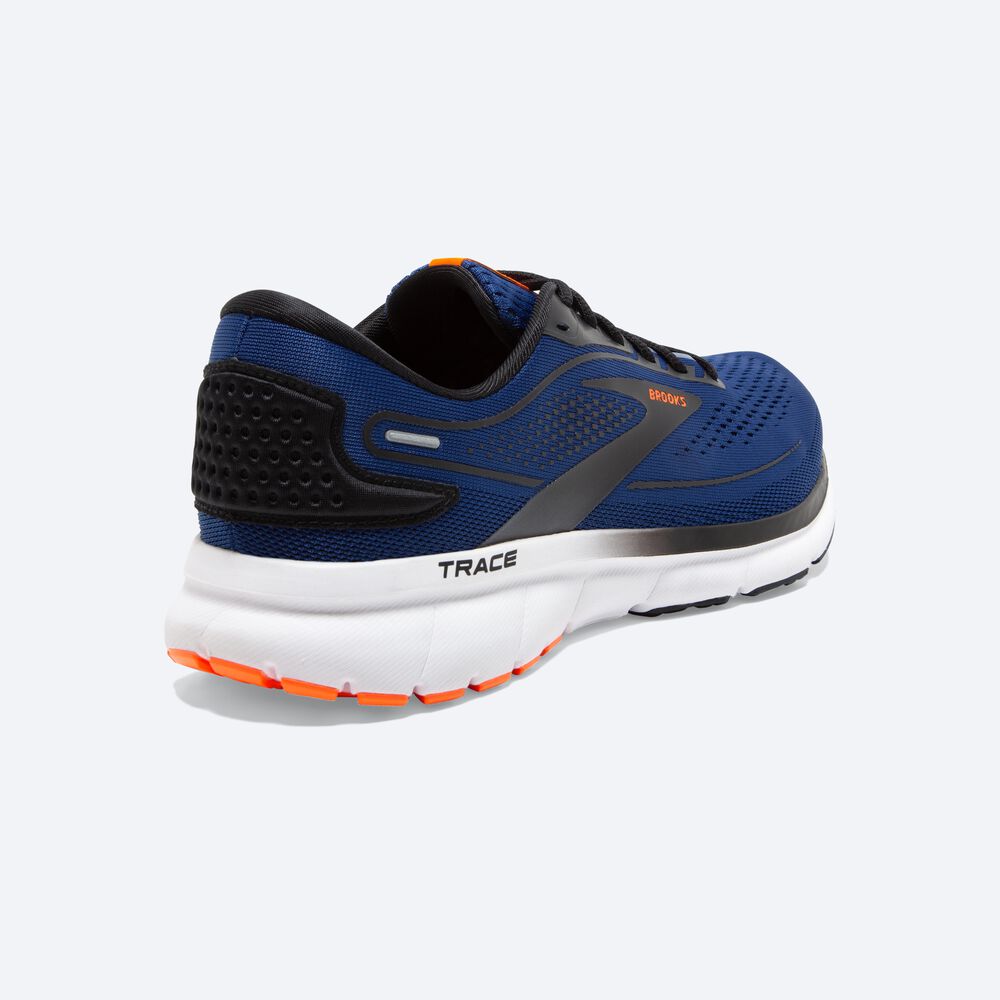 Brooks Trace 2 Férfi Futócipő Kék/Fekete/Fehér | HU605248