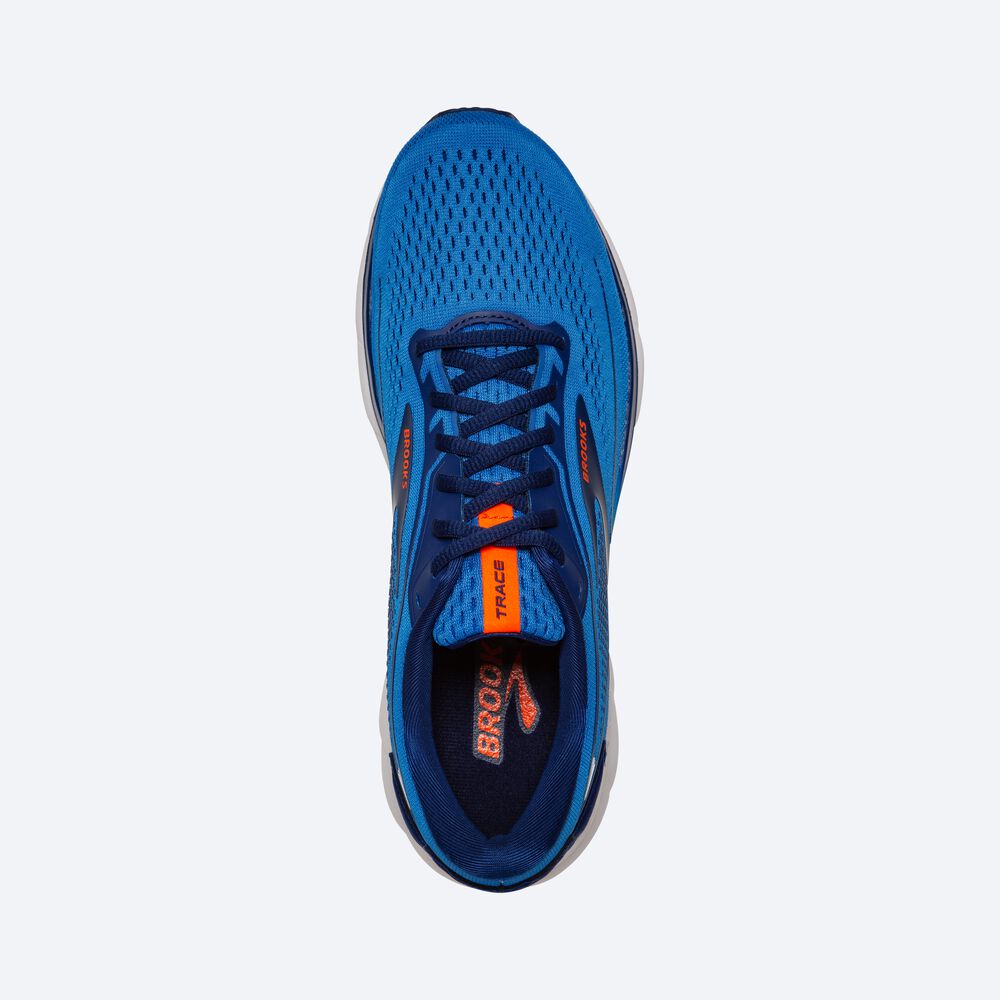 Brooks Trace 2 Férfi Futócipő Kék/Kék/Narancssárga | HU964708